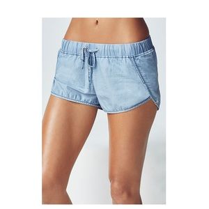 Fabletics chambray shorts